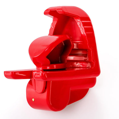 Nicunom Trailer Hitch Lock, Universal Lock Trailer Heavy Duty Coupler Locks with Keys, Red Trailer Tongue Lock for Vehicle Tow Boat RV Truck, Fits 1-7/8", 2" & 2-5/16" Couplers