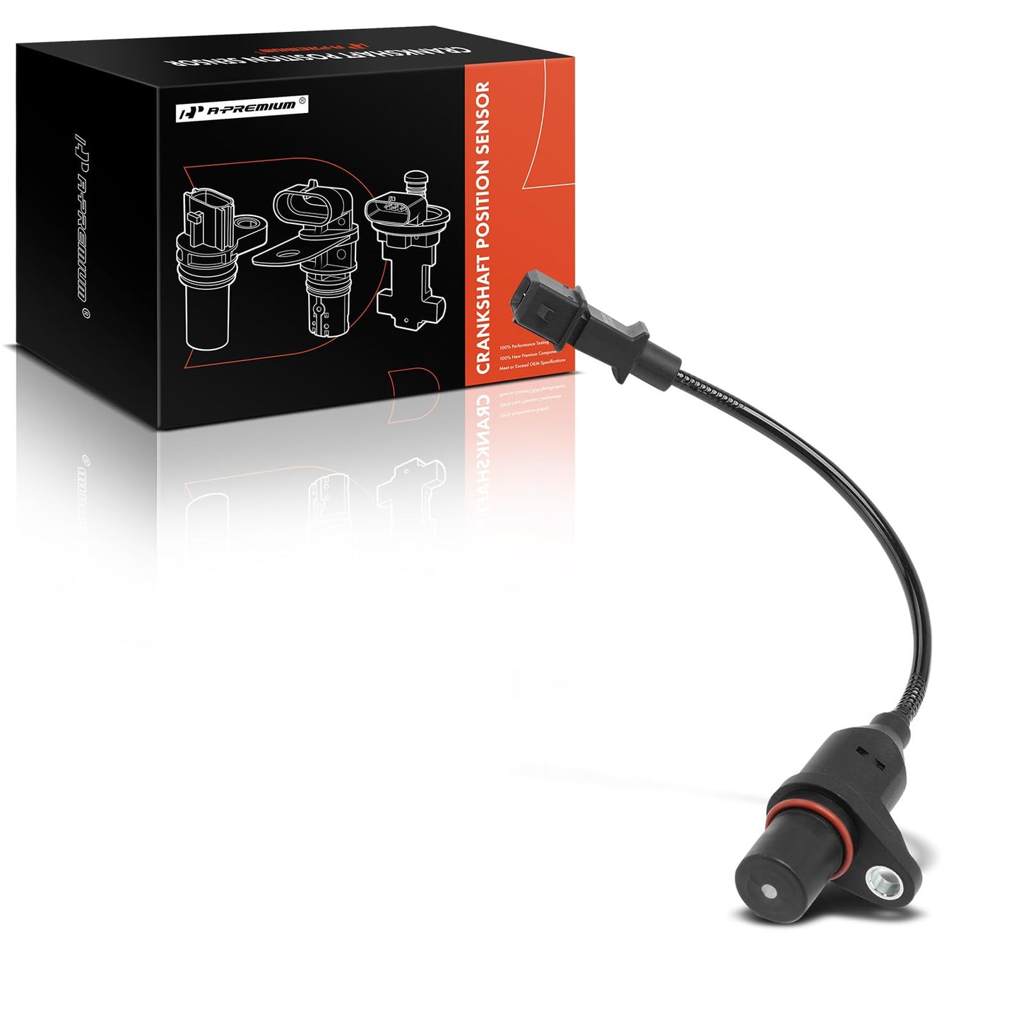 A-Premium 39180-26900 Engine Crankshaft Position Sensor Compatible with Hyundai Accent 2006-2011 & Kia Rio 2006-2010, Rio5 2006-2010, 1.6L