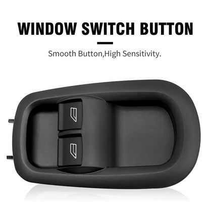 Hoypeyfiy GK2T‑14A132‑CA Left Driver Side Double Window Control Switch Car Electric Power Window Control Switch Replacement for Ford Transit 2014‑2019