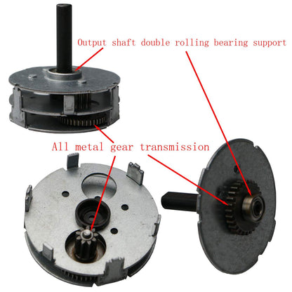 30RPM Reducer Motor Dual Bearing Synchronous Gear AC Motor CW/CCW Control 115V 60Hz 10W 60KTYZ