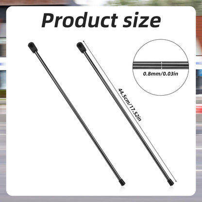 Tinoaly 2pcs 281S0001 Replacement Prop Rod, Metal Rear Tonneau Cover Lid Lift Supports for 10mm Ball-Stud Accessories for Bakflip BAK Hard Tri-Fold Pickup/Truck Bed Heavy Trailer Cover