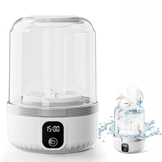 Underwear washing Machine, Portable Mini WashingMachine Rechargeable Underwear Washer Deep Cleans Small Clothes for Apartment, Dorm, Rv, Travel & Hotel Use