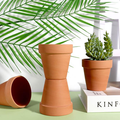 vensovo 3 Inch Terra Cotta Pots with Drainage - 20 Pack Clay Flower Pots, Succulent Nursery Pots Great for Plants, Crafts, Wedding Favor
