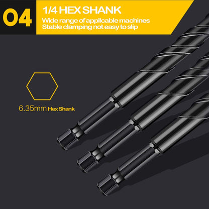 Mgtgbao Concrete Drill Bit Set, 10pcs Masonry Drill Bits Set Carbide Tip for Glass, Brick, Tile, Concrete, Plastic and Wood with Size 3/16” (5mm) to 1/2” (12mm).