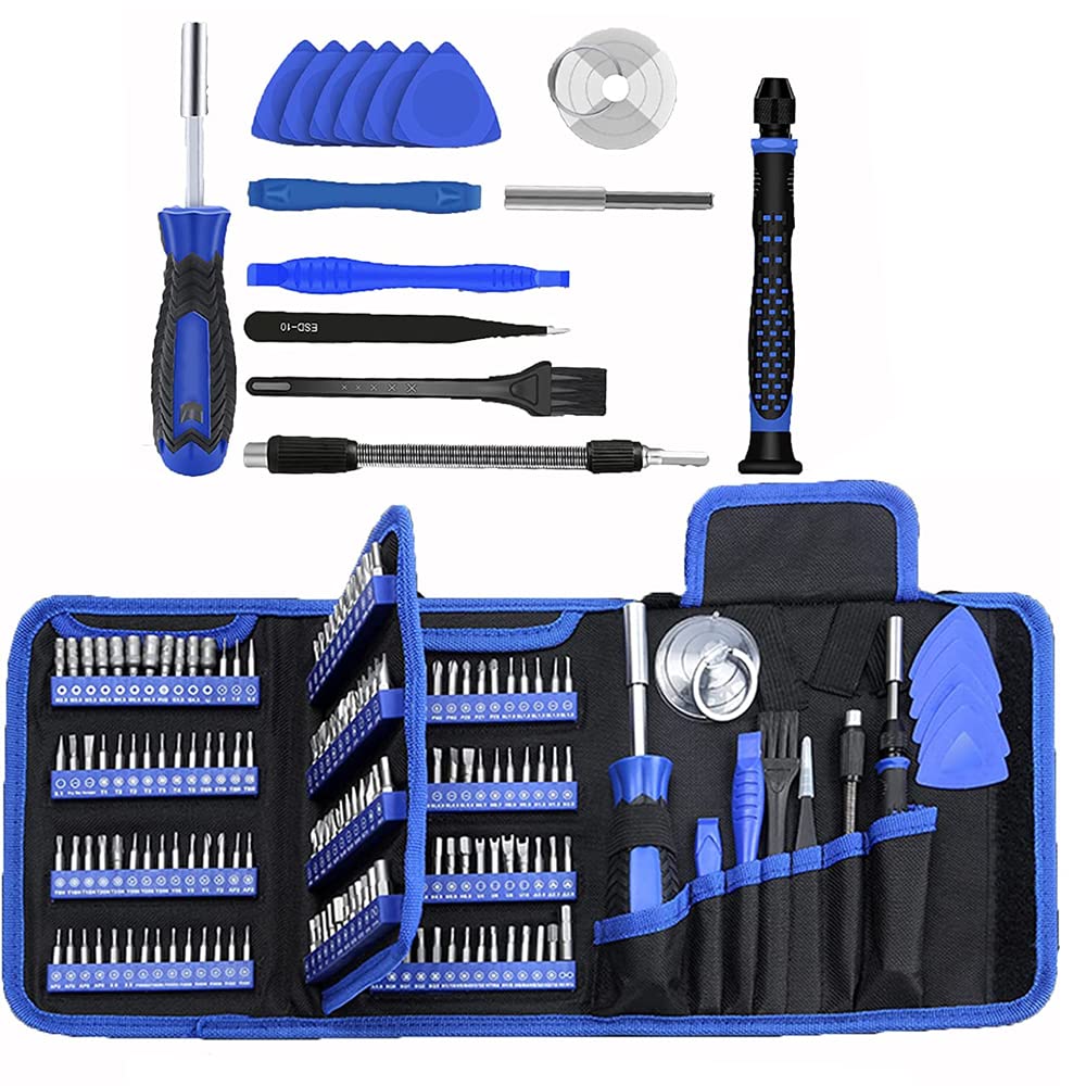 Pardarsey 170 in 1 Multifunction Precision Screwdriver Kit Magnetic Driver Kit with Flexible Shaft, Extension Rod Compatible for Mobile Phone, Game Console, Tablet, Recreational Machines