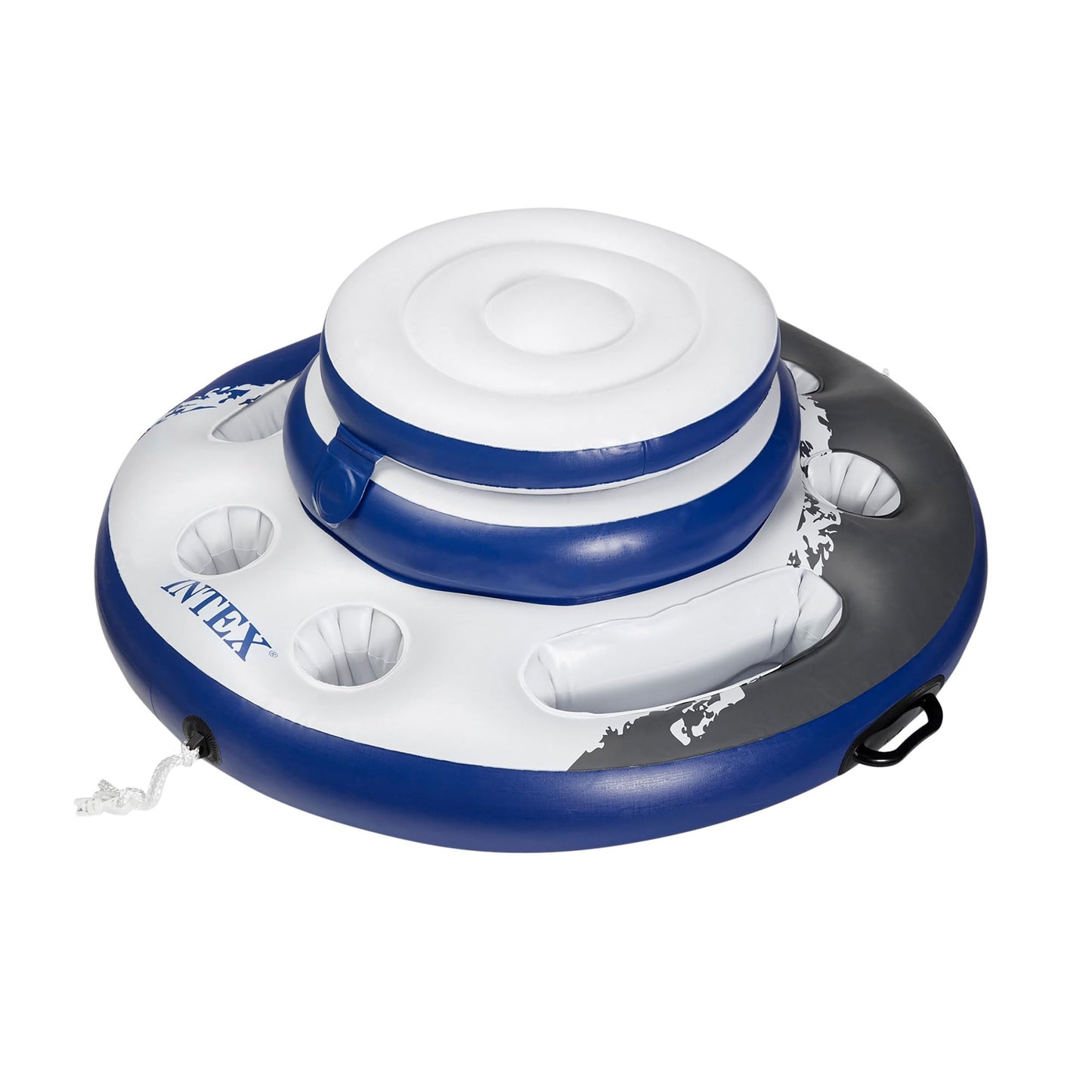 INTEX 56822EP Mega Chill Inflatable Cooler: Removable Ice Chest – 5 Built-in Cup Holders – 2 Durable Handles – Easy-to-Use Connectors – River Run Compatability