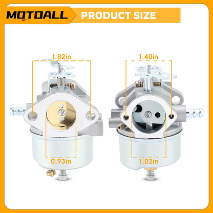640052 Carburetor for Tecumseh 8HP 9HP 10HP Snow Blower Thrower for HMSK80 HMSK85 HMSK90 HMSK100 HMSK105 HMSK110 LH318SA LH358SA Replaces #640349 640052 640054 640058 640058A