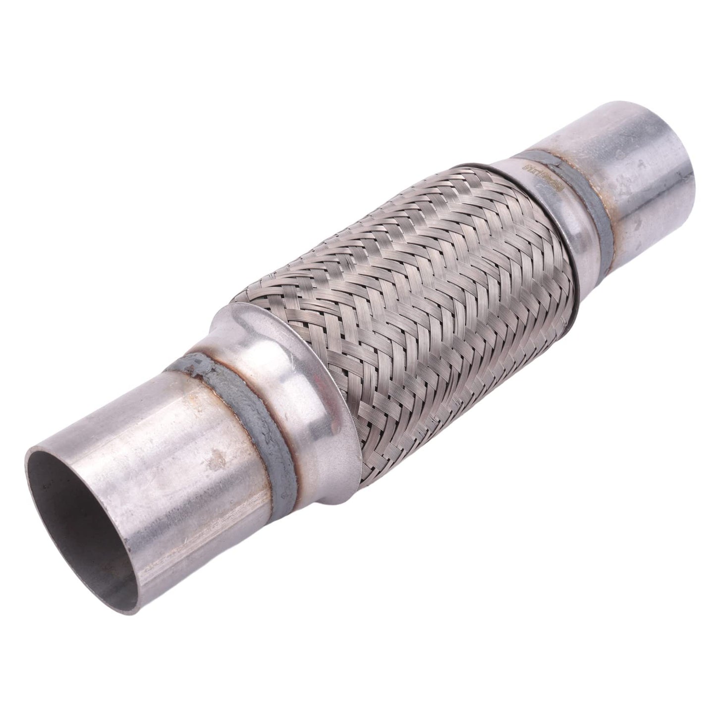 Teppich 2" x6" Exhaust Flex Pipe Stainless Steel Double Braid 10" OL Universal Modified Stainless Steel Flexible Connection Braided Pipe