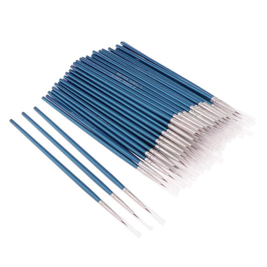 UGPLM 100 Pcs Micro Detail Paint Brush Set, Miniature Fine Tip Art Brushes Kit for Acrylic Oil Watercolor, Small Round Paint Brushes for Models, Nail Art, Crafts, S