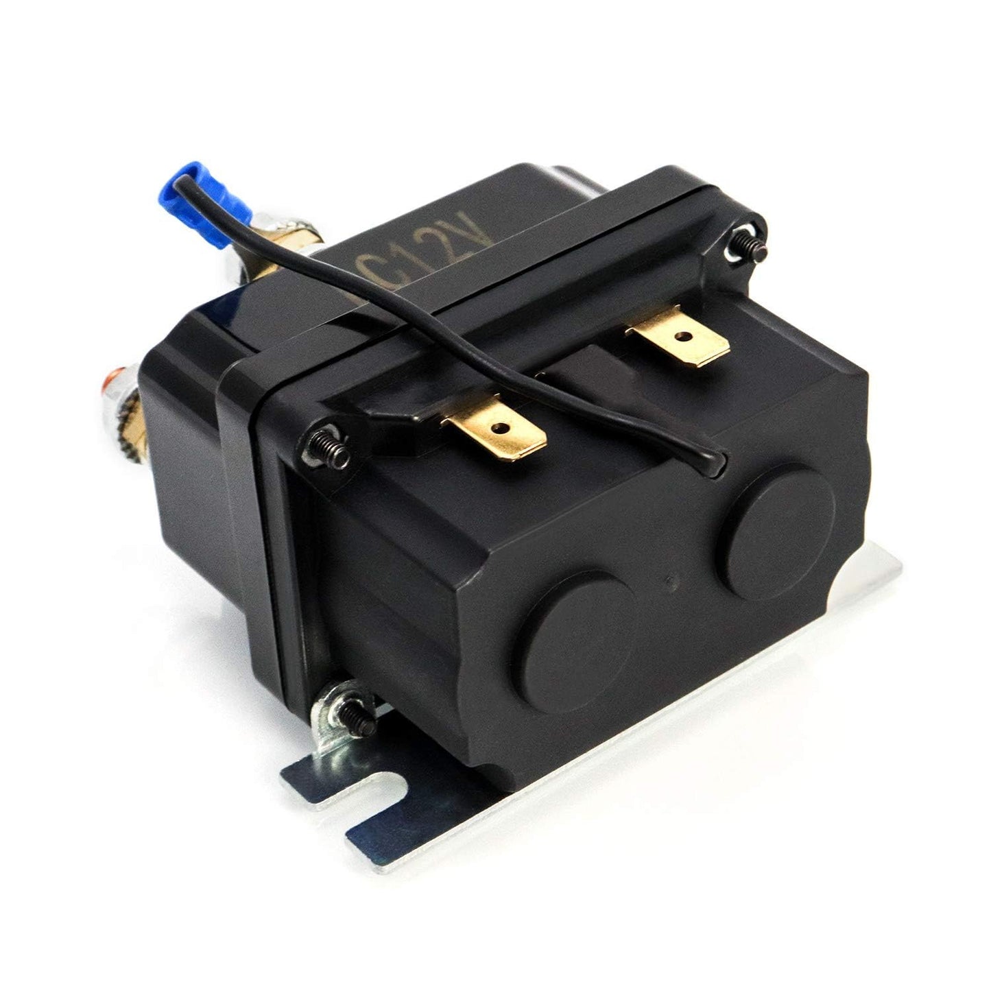 QWORK 12V 250A Winch Solenoid Relay Contactor for AUT UTV 3000-5000lbs Winch