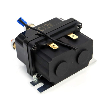 QWORK 12V 250A Winch Solenoid Relay Contactor for AUT UTV 3000-5000lbs Winch
