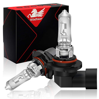 WinPower 9012 HIR2 Halogen Headlight Bulbs, 55W 4300K Super Bright Warm White High Low Beam Light Replacement, Pack of 2