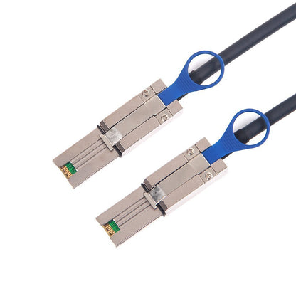 10Gtek 6G External Mini SAS SFF-8088 to SFF-8088 Cable, 100-Ohm, 1-Meter(3.3ft)