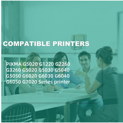 GI-21 G3260 G3270 Ink Refill Bottles Compatible for Canon 21 GI-21 GI21 Ink Refill Bottles for Canon G3260 G3270 G4270 G2260 G1220 G1230 G2270 MegaTank Printers (Black, Cyan, Magenta, Yellow, 4 Pack)