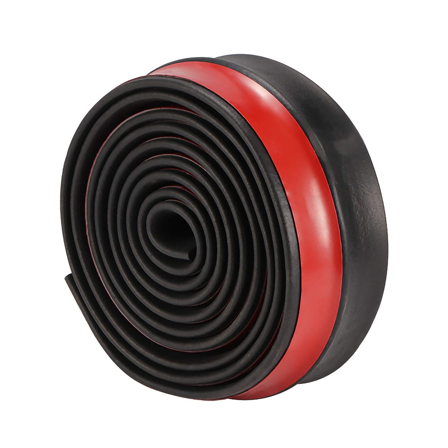 Car Front Rear Bumper Protector, 2.5m/8.2ft Universal Rubber Bumper Lip Splitter Body Skirt Spoiler