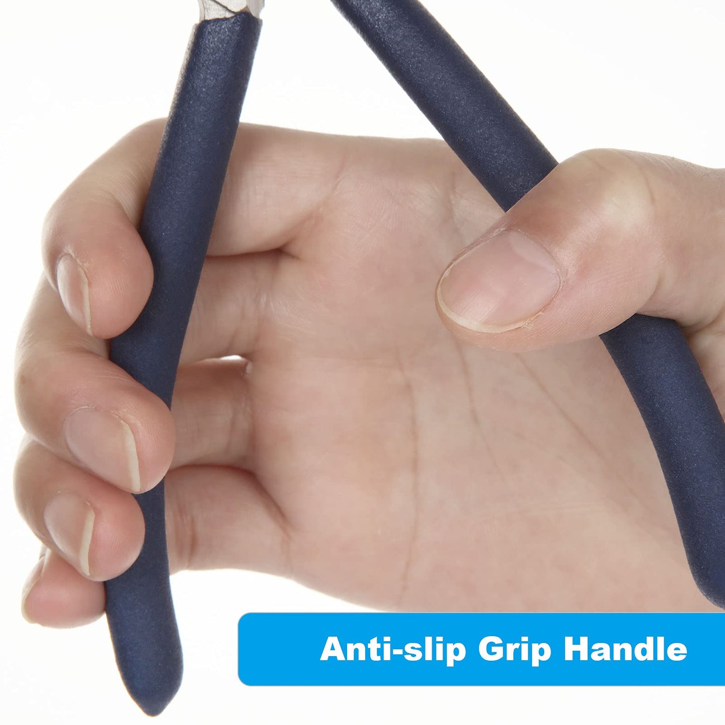 4 Pack 7 inch Snap Ring Pliers Set Heavy Duty Internal/External Circlip Pliers Kit with Straight Bent Jaw Precision Spring Loaded Pliers for Ring Remover Retaining