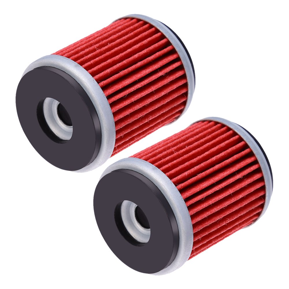 Vkinman 10Pcs 1S4-E3440-00 HF140 Oil Filters, Replacement for Yamaha YFZ450R 2009-2024 YZ450F WR250F WR450F 2009-2025, Replaces 38B-E3440-00 5D3-13440-00
