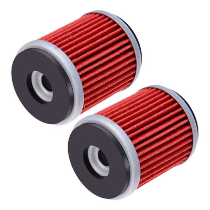 Vkinman 10Pcs 1S4-E3440-00 HF140 Oil Filters, Replacement for Yamaha YFZ450R 2009-2024 YZ450F WR250F WR450F 2009-2025, Replaces 38B-E3440-00 5D3-13440-00