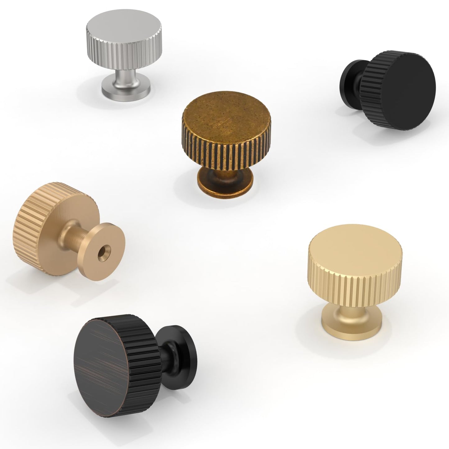 Talentedeco 10 Pack Antique Brass Kitchen Cabinet Knobs Cabinet Pulls Drawer Knobs Cabinet Hardware Zinc Knobs for Drawers