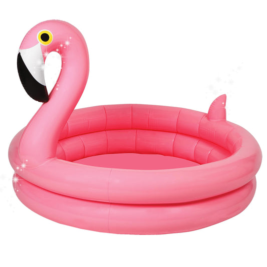 Splash Buddies Inflatable Flamingo Kids Pool