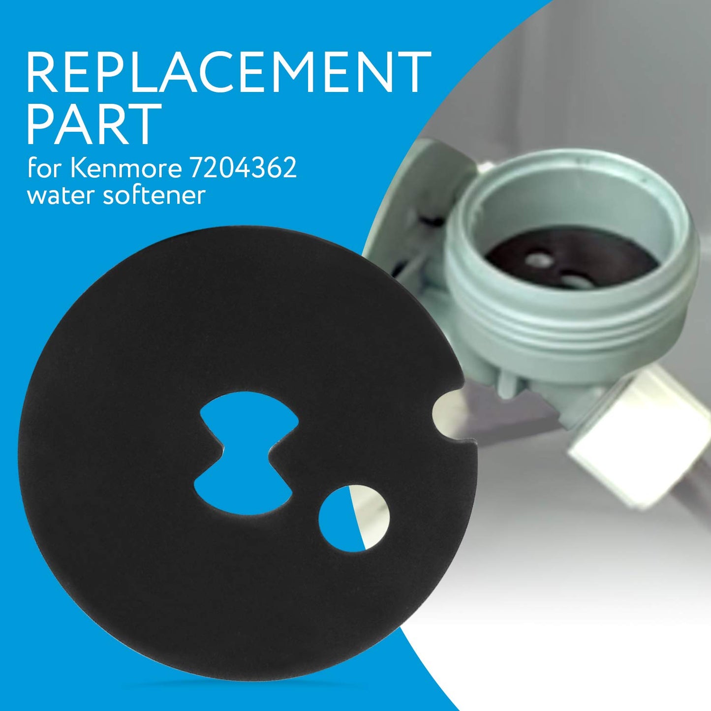IMPRESA Water Softener Venturi Gasket Replacement (3-Pack) for Kenmore Part Number 720436 - Compatible with Whirlpool, Kenmore Elite, Ecodyne