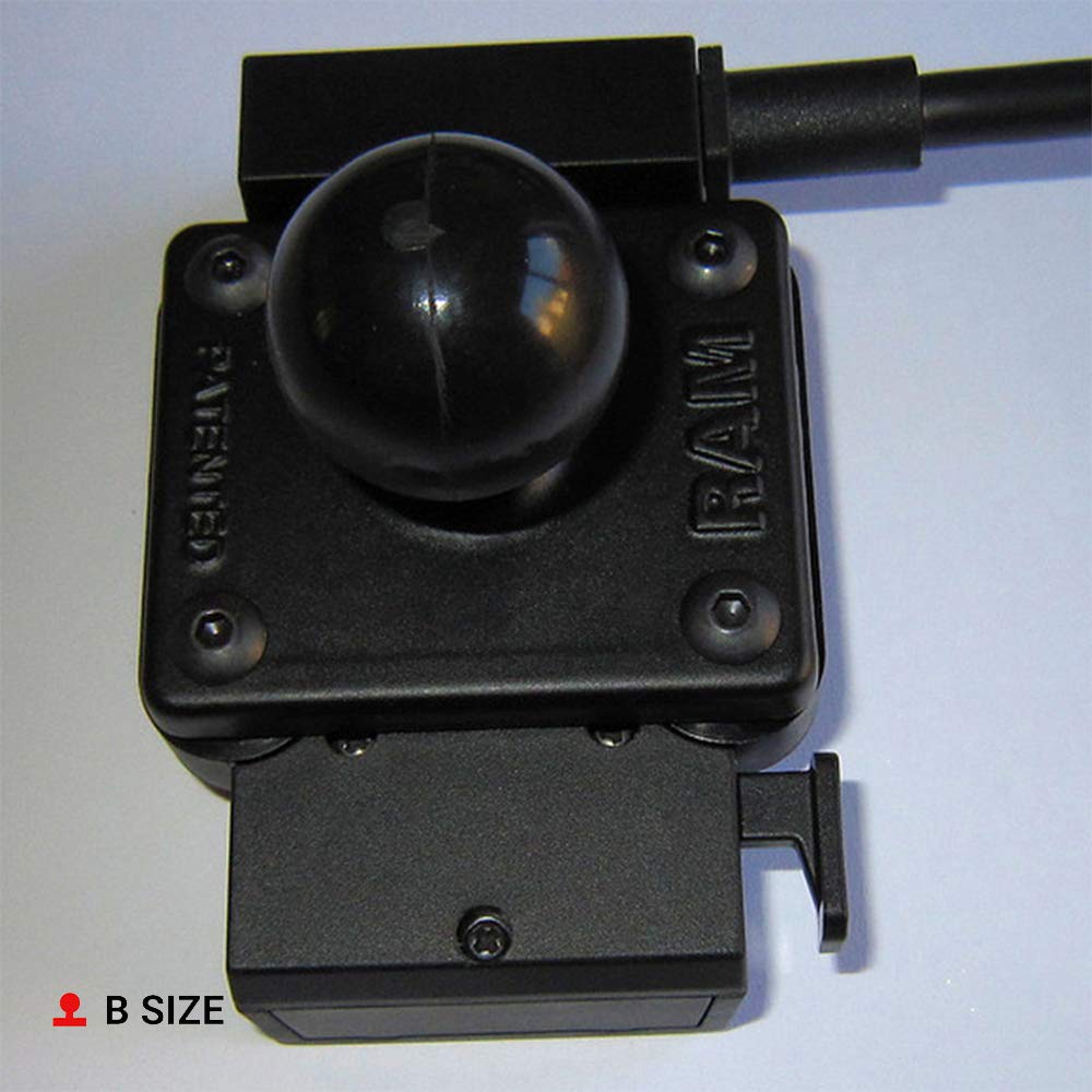 Ram Mount 2 X 1.7-Inch Base with 1-Inch Ball That Contains The Universal Amps Hole Pattern for The Garmin Zumo/Tomtom Rider/Urban Rider