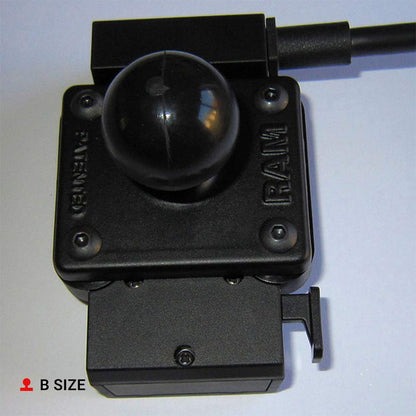 Ram Mount 2 X 1.7-Inch Base with 1-Inch Ball That Contains The Universal Amps Hole Pattern for The Garmin Zumo/Tomtom Rider/Urban Rider