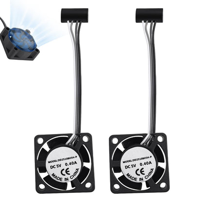 2pcs Extruder Hotend Cooling Fans for Bambu Lab P1P/P1S 3D Printer, High-Speed Silent 3D Printer Cooling Fan Accessories Parts for Fast Heat Dissipation