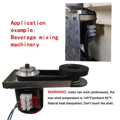 30RPM Reducer Motor Dual Bearing Synchronous Gear AC Motor CW/CCW Control 115V 60Hz 10W 60KTYZ