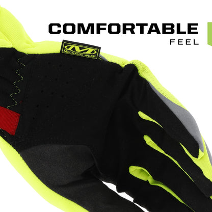 Mechanix Wear: Hi-Viz FastFit Work Gloves - Touch Capable (X-Large, Hi-Viz Yellow)