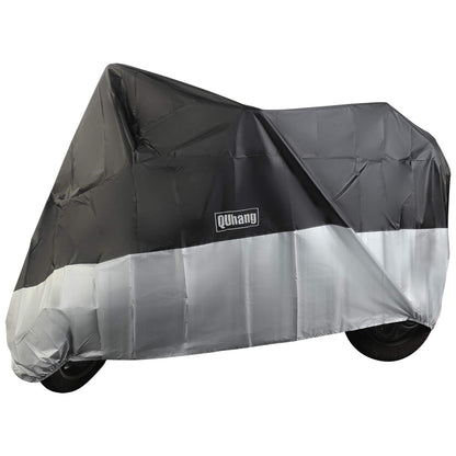 Motorcycle Cover Waterproof Outdoor, Motorbike Cover XL with Storage Bag Indoor Outdoor Snow Dust Sun UV Protection - 96x41x49inch