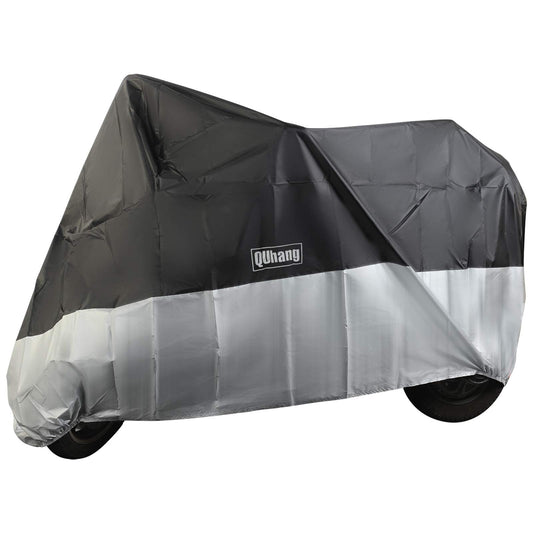 Motorcycle Cover Waterproof Outdoor, Motorbike Cover XL with Storage Bag Indoor Outdoor Snow Dust Sun UV Protection - 96x41x49inch