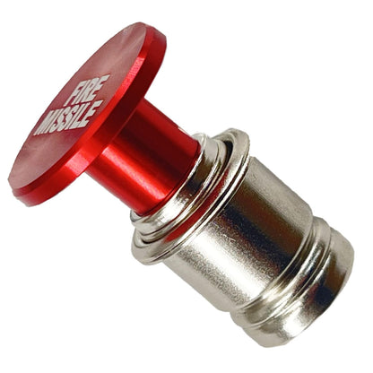 FainWan Fire Missile Button Cigarette Lighter Cover,Car Cigarette Lighter Replacement, Universal Design Fits Most Vehicles with Standard 12 Volt Power Source (Fire Missiles)