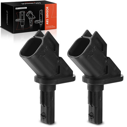 A-Premium 2PC Set Front ABS Wheel Speed Sensors Compatible with Mazda 3 2004-2013, 3 Sport 2011-2013, 5 2006-2010/2012-2015 - Front Driver and Passenger Side, Replace# BP4K43701A