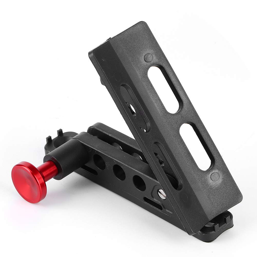 Acouto Extinguisher Mount Extinguisher Holder Mount Bracket Adjustable with 4 Clamps Fit for Sport/JK/Sahara for Polaris for (Red)