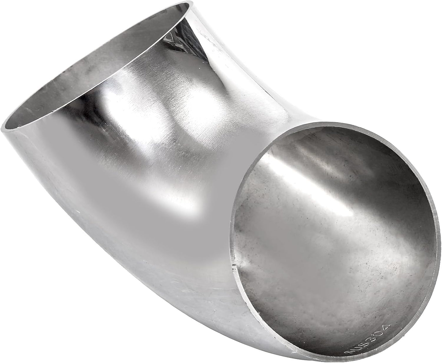 YOUEON 6 Pcs 2.5" 90° Exhaust Elbow Pipe, 304 Stainless Steel Mandrel Bend Elbow Thickness 16GA/0.06", Exhaust Pipe Tubing for Car Modified Exhaust System, Stair Handrail, Exhaust Application