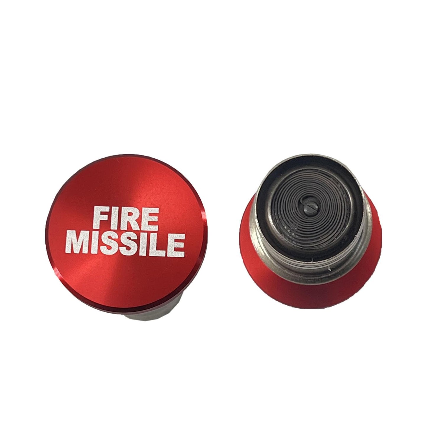 FainWan Fire Missile Button Cigarette Lighter Cover,Car Cigarette Lighter Replacement, Universal Design Fits Most Vehicles with Standard 12 Volt Power Source (Fire Missiles)