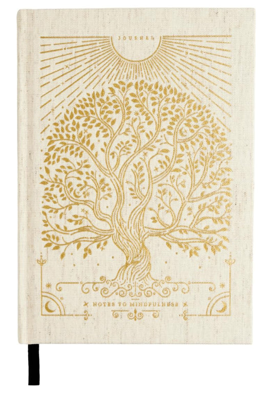 Notes to Mindfulness Daily Journal for Women With Prompts to Write In, Illustrated Gratitude Journal, Undated Guided Journal, Hardbound Wellness Journal - Intelligent Change x Chelsea Kauai (Linen)