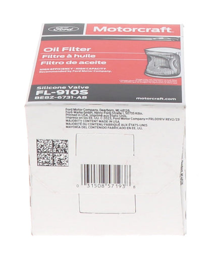 Motorcraft FL-910S Engine Oil Filter