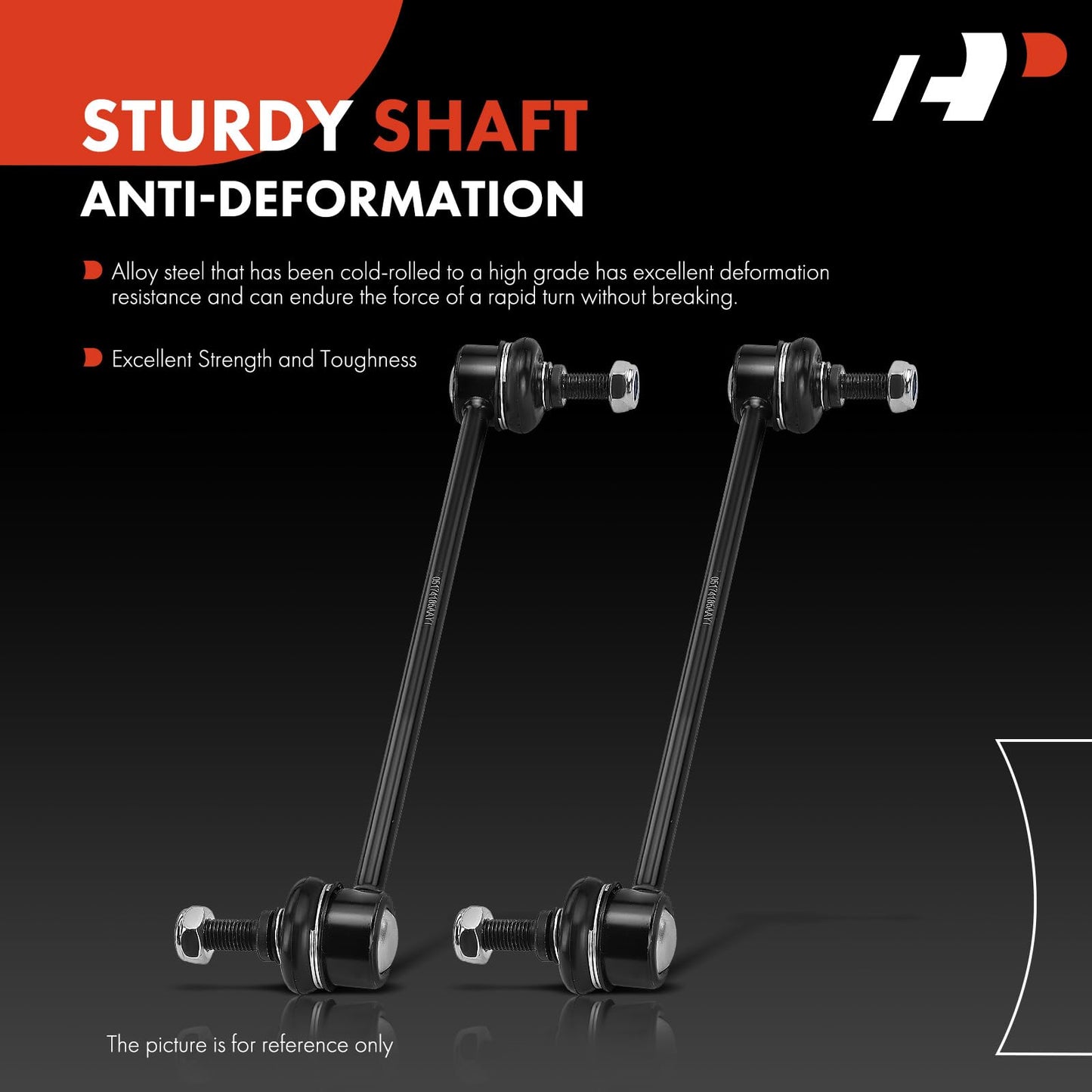 A-Premium 2 x Front Sway Bar Links Stabilizer Bar Links, Compatible with Mitsubishi Outlander (PHEV & Sport), Lancer, Eclipse Cross, Dodge Avenger, Caliber, Chrysler Sebring, Mazda MPV, Protege (5)