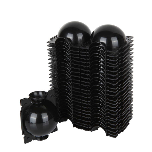 30 Pcs Air Layering Pods - Reusable Plant Root Growing Box - High Pressure Propagation Ball Grafting Device - Botany Root Controller for Various Plants Asexual Reproduction, Black