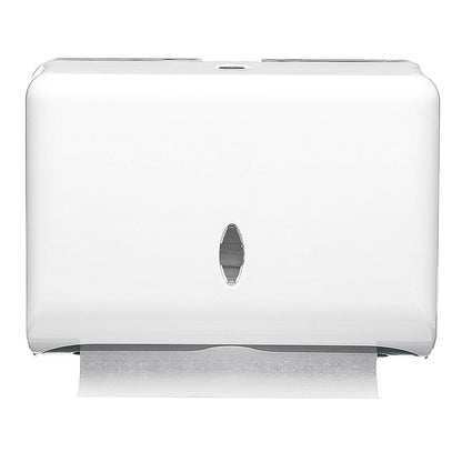 Paper Towel Dispensers, Commercial Toilet Tissue Dispensers Wall Mount Paper Towel Holder Multifold/C-Fold Paper Towel Dispenser for Kitchen and Restroom Decor (White)