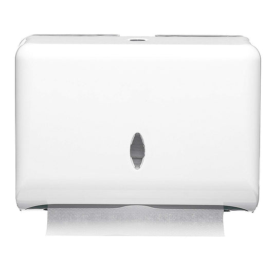 Paper Towel Dispensers, Commercial Toilet Tissue Dispensers Wall Mount Paper Towel Holder Multifold/C-Fold Paper Towel Dispenser for Kitchen and Restroom Decor (White)