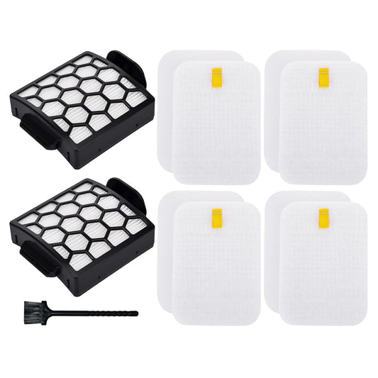 VacEssentials Filter Replacement Parts for Shark Navigator Pet Plus NV150 NV150C NV151 NV251 NV255 ZU51,Navigator Zero-M Self-Cleaning Brushroll Pet Pro ZU60 ZU62 ZU62C,2 HEPA+4 Foam&Felt Filters