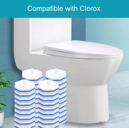 40PCS Upgraded Disposable Wand Brush Heads Compatible with Clorox Wand Refills.