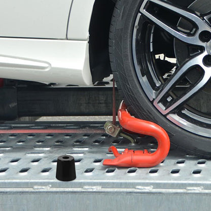 iplusmile Trailer Door Bumper 1.96In Rubber Ramp Stop with Isolation Washers for Truck Cargo Trailer Door Protection 4-Pack Durable Cone-Shaped Ramp Accessory