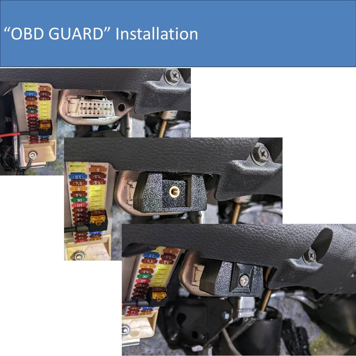 OBD Port Security Anti-Theft Lock Locking Device