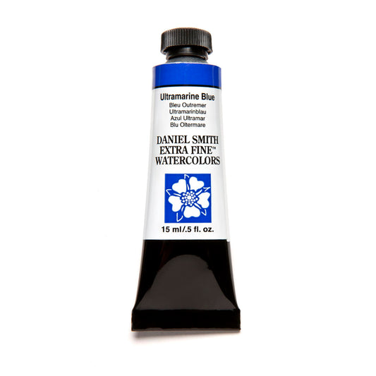 Daniel Smith Extra Fine Watercolor 15ml Paint Tube, Ultramarine Blue (284600106), 0.5 Fl Oz (Pack of 1)