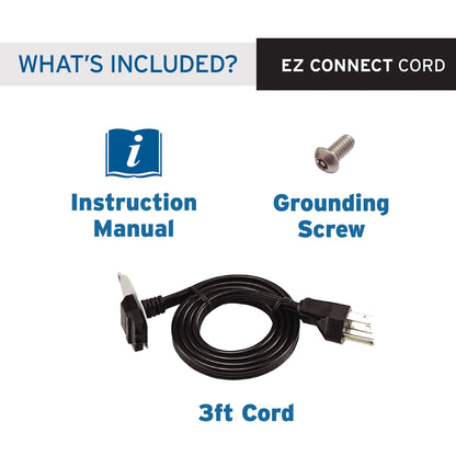 InSinkErator Garbage Disposal EZ Connect Power Cord for EZ Connect Garburators