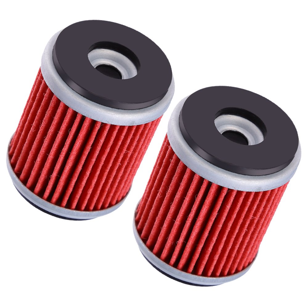 Vkinman 10Pcs 1S4-E3440-00 HF140 Oil Filters, Replacement for Yamaha YFZ450R 2009-2024 YZ450F WR250F WR450F 2009-2025, Replaces 38B-E3440-00 5D3-13440-00